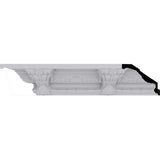 Ekena Millwork 6-1/4 in. x 5-1/4 in. x 94-1/2 in. Polyurethane Monique Crown Moulding