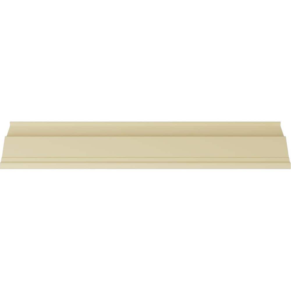 Ekena Millwork 4-1/8 in. x 6 in. x 94-1/2 in. Polyurethane Elegant Hampshire Crown Moulding