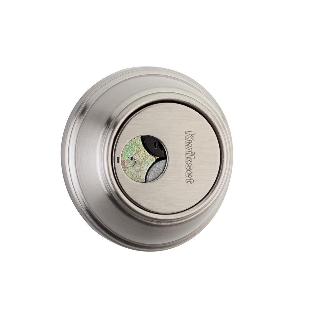 816 Series Satin Nickel Single Cylinder Key Control Deadbolt featuring SmartKey Security - Super Arbor