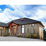 40-Watt Hybrid Solar/Electric Powered Roof Mount Attic Fan with Included Inverter - Super Arbor