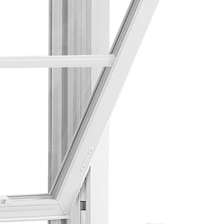 RELIABILT 3201 Series Replacement 31-3/4-in x 53-1/2-in x 3-1/4-in Jamb White Vinyl Low-e Argon Double Hung Window Half Screen Included