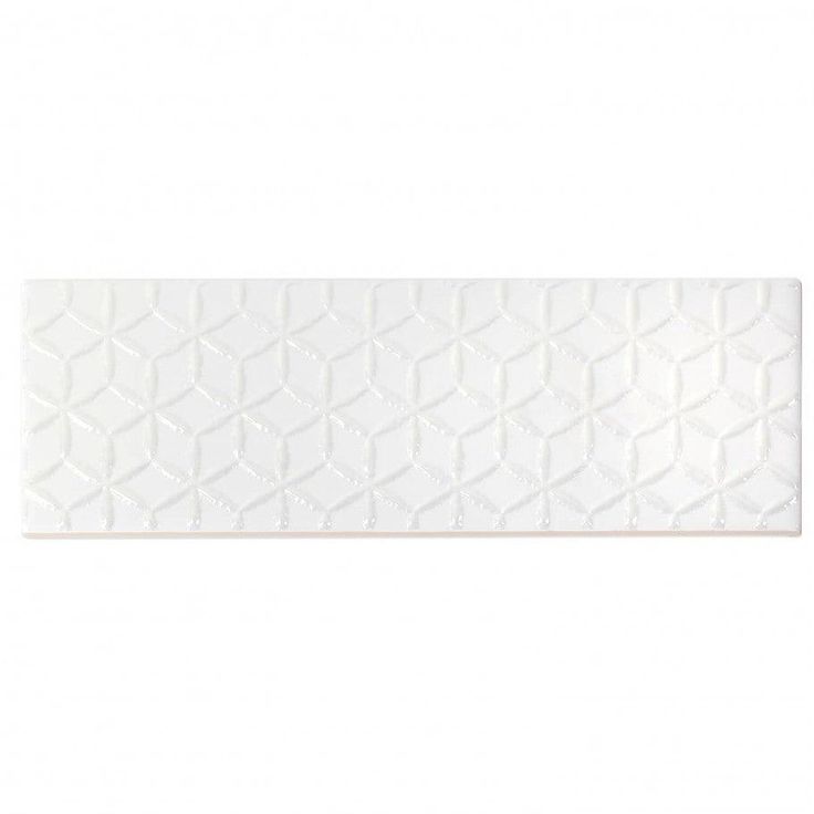 Bond Tile Wembley Snowflake 3 in. x 9 in. Matte Ceramic Subway Wall Tile (30 Pieces 5.16 Sq. Ft. / Box)