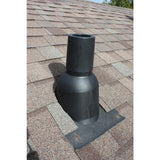 Vent Pipe Repair for 4 in. I.D. Vent Pipe in Black