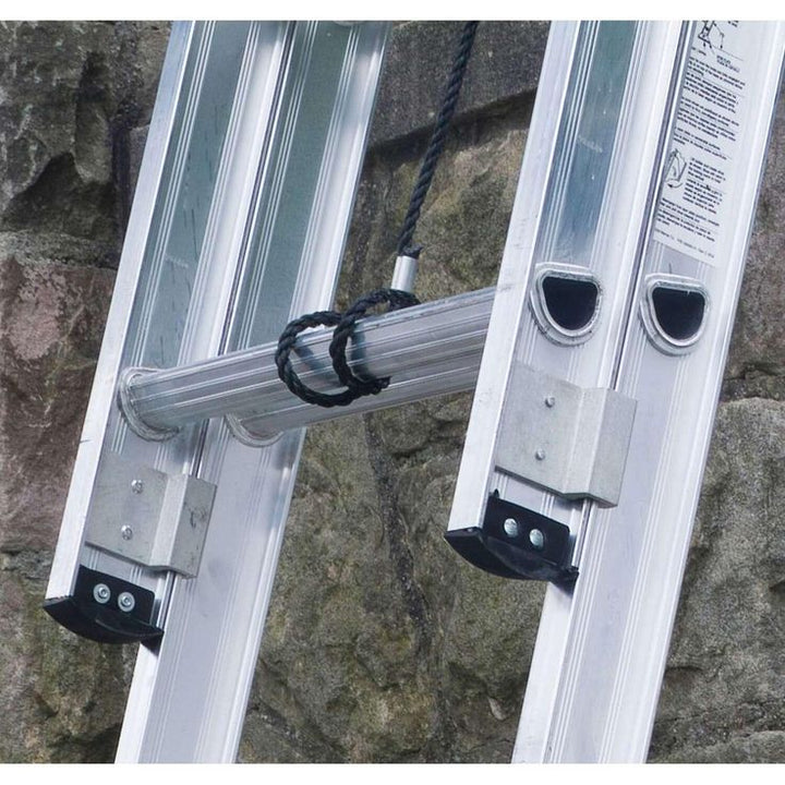 Werner 20 ft. H Aluminum Telescoping Extension Ladder Type IA 300 lb. capacity
