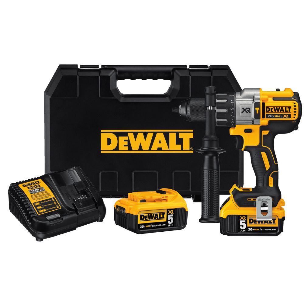 20-Volt MAX XR Lithium-Ion Cordless 1/2 in. Premium Brushless Hammer Drill (Tool-Only) - Super Arbor