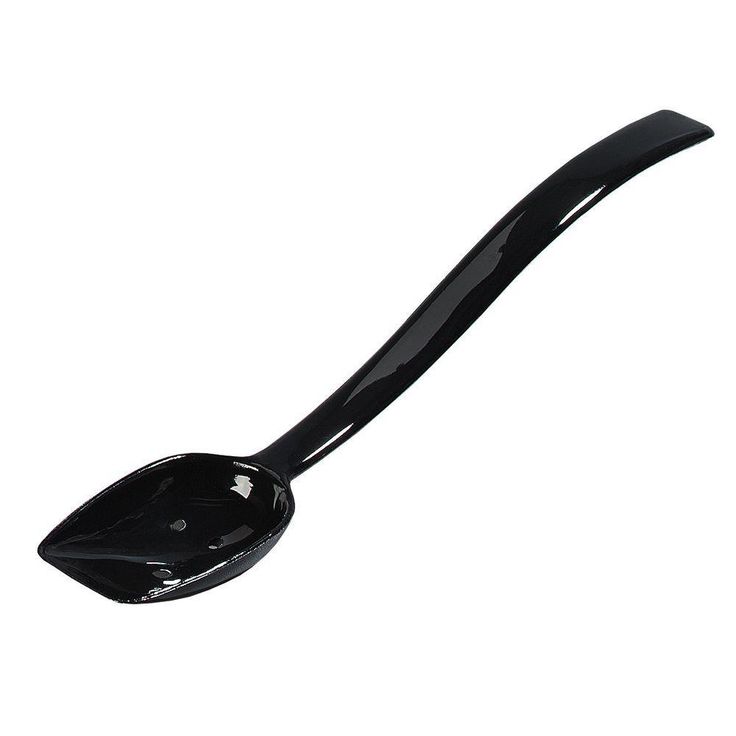 Polycarbonate Black Buffet Spoons Set of 12