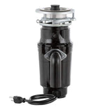 Everbilt 1/2 HP Standard Continuous Feed Garbage Disposal with Stainless Steel Sink Flange and Attached Power Cord