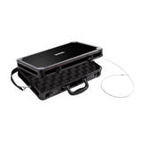 Locking Gun Case with Security Tether and Hard-Sided in Tactical Black - Super Arbor