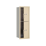 3700 Series 41 in. 11 Door High Unit Parcel Locker 2 PL5's 4C Private Front Loading Horizontal Mailbox in Bronze - Super Arbor