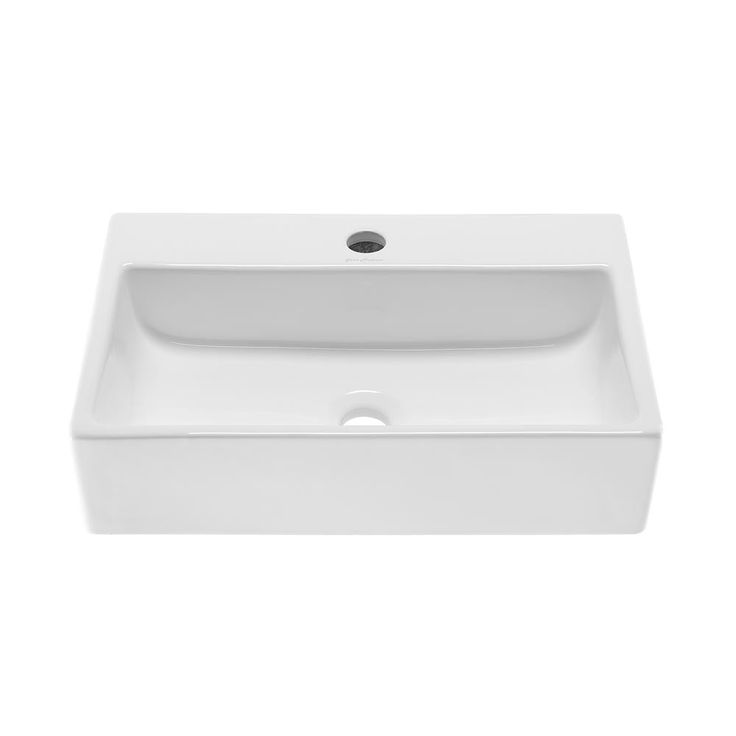 Swiss Madison Claire Vessel Sink in Glossy White