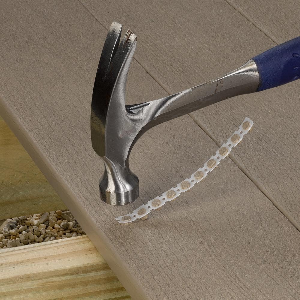 FastenMaster Collated Cortex Hidden Fastening System for Veranda Decking - 2-1/2 in. Cortex screws and plugs in Stone Gray (50 LF)