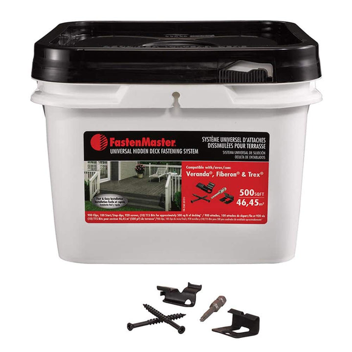 FastenMaster Universal Hidden Deck Fastening System 500 sq.ft.