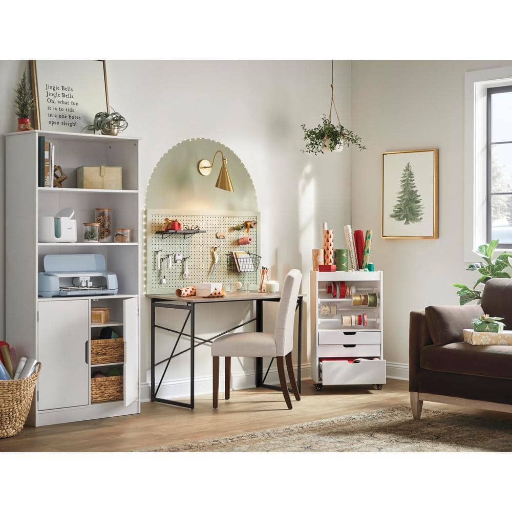 Sure+ Fawn Brown Birch Birch 1/4 in. T x 6.5 in. W Click Lock Wire Brushed Engineered Hardwood Flooring (21.7 sq.ft./case)
