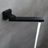 3-Handle 1-Spray Tub and Shower Faucet Ceiling Mounted Rain Shower Fixtures Matte Black with Handheld and Tub Spout