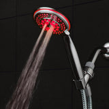 5-Spray Setting LED Handheld Shower in Chrome - Super Arbor