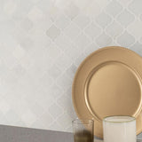 MSI Greecian White Arabesque 12 in. x 12 in. x 10 mm Polished Marble Mosaic Floor and Wall Tile (10 sq. ft./case)