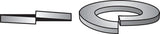 Hillman 1/2 in. Stainless Steel Split Lock Washer, 50-Pack