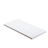 Jeffrey Court Fresh White 3 in. x 6 in. Glossy Beveled Ceramic Wall Tile (11 sq. ft. / case)