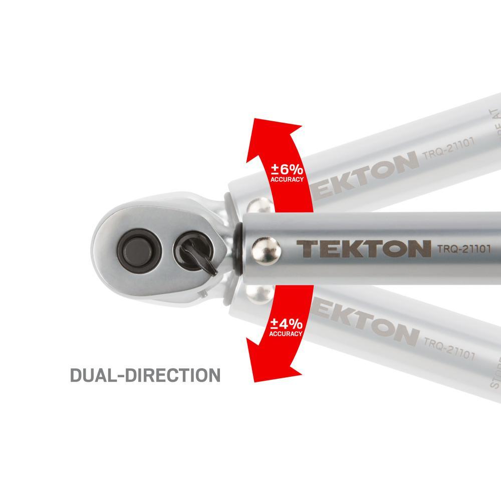 1/4 in. Drive Dual-Direction Click Torque Wrench (10-150 in./lb.) - Super Arbor