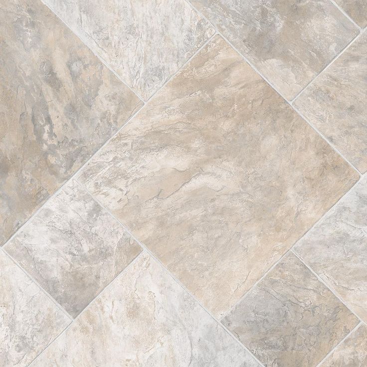 TrafficMASTER Modular Natural Slate Vinyl Sheet, Sold by 12 ft. Wide x Custom Length