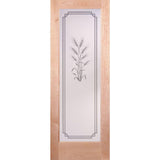 24 in. x 80 in. 1 Lite Harvest Smooth Primed MDF Interior Door Slab - Super Arbor