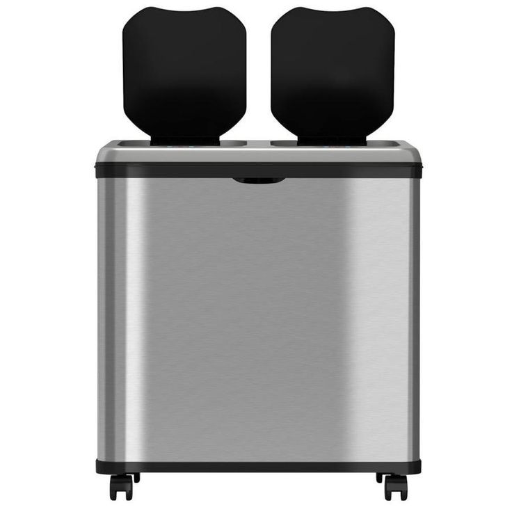 iTouchless 16-gallon Stainless Steel Recycling Bin