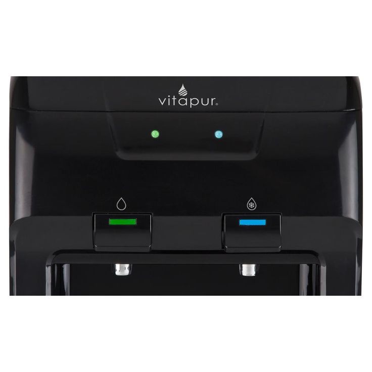 3-5 Gal. Cold/Room Temperature Countertop Water Cooler Dispenser in Black