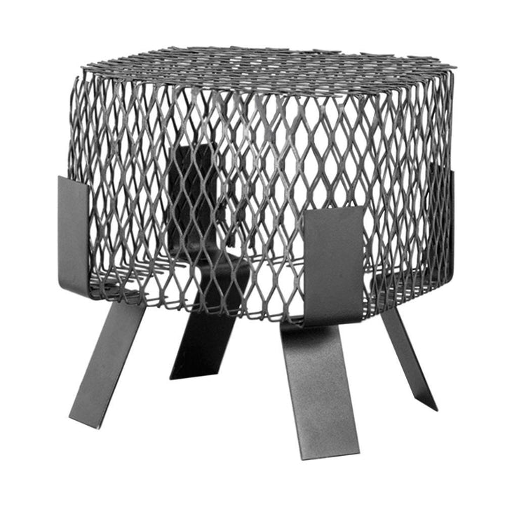12 in. x 12 in. Spark Arrestor Bird and Squirrel Screen in Galvanized Black - Super Arbor