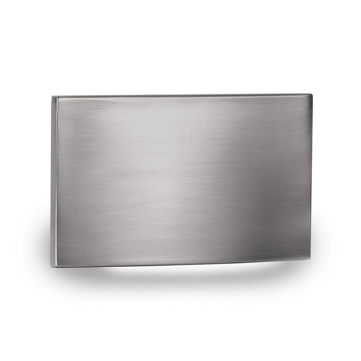 4-Watt Horizontal Scoop 1-Light Line Voltage Brushed Nickel LED Stair Light or Wall Light, 3000K