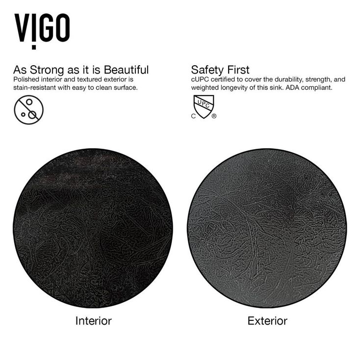 VIGO Onyx Vessel Sink in Gray with Faucet in Matte Black
