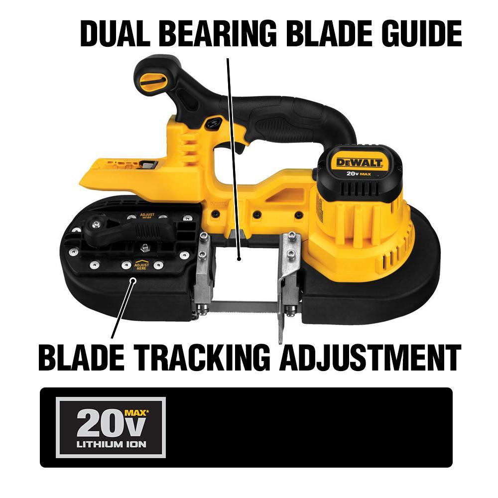 20-Volt MAX Lithium-Ion Cordless Band Saw (Tool-Only) with 20-Volt MAX 4.0Ah Battery - Super Arbor