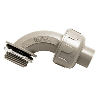 1/2 in. Liquidtight NM 90-Degree PVC Conduit Fitting Connector (5-Pack) - Super Arbor