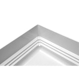 A2 60 in. x 34 in. Single Threshold Center Drain Shower Base in White