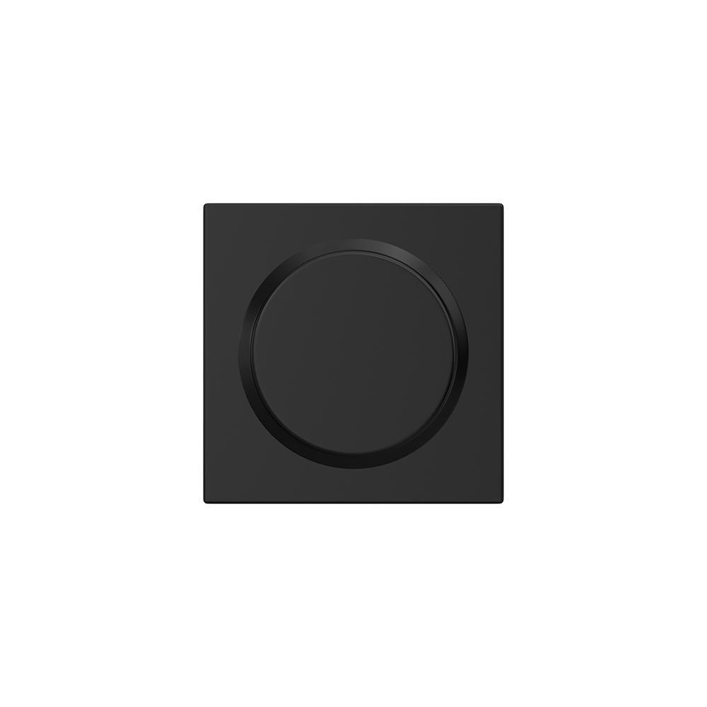 Custom Bowery Matte Black Collins Trim Dummy  Door Knob (2-pack) - Super Arbor