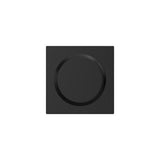 Custom Bowery Matte Black Collins Trim Dummy  Door Knob (2-pack) - Super Arbor
