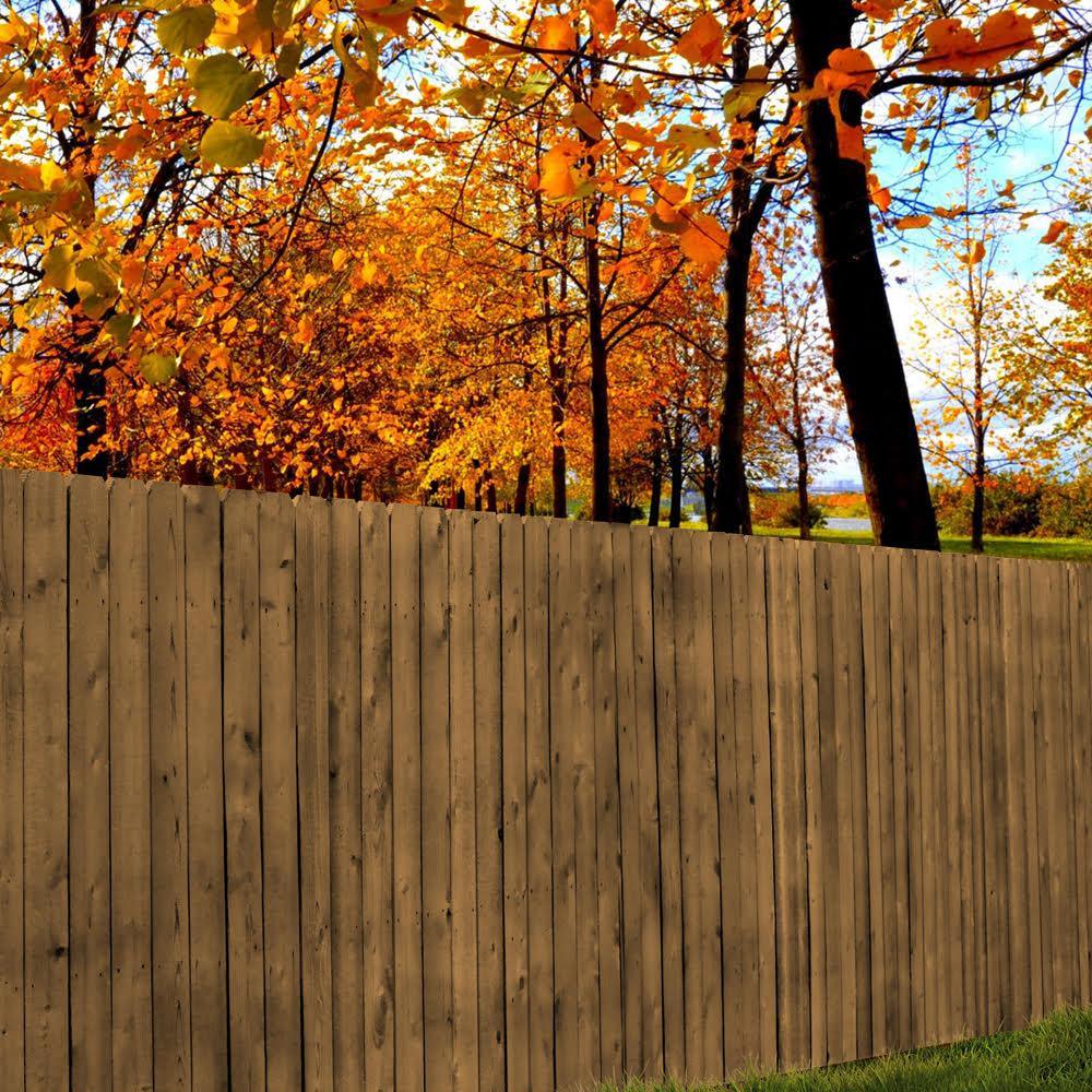 5/8 in. x 5.5 in. x 6 ft. Color Pro Treated Red Pine Fence Picket - Super Arbor
