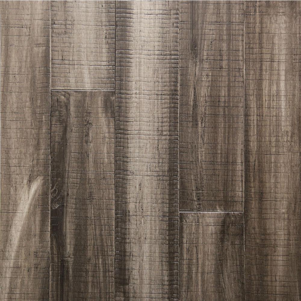 Islander Dovetail Gray .33 in. T x 5.12 in. W x 36.22 in. Length Engineered Rigid Core Bamboo Flooring (10.3 sq. ft. / case) - Super Arbor