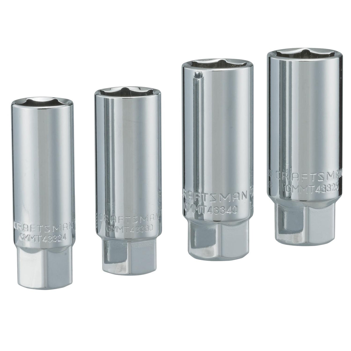 Craftsman Spark Plug Socket Set, 4 pc - Metric and SAE, 3/8 in. Drive