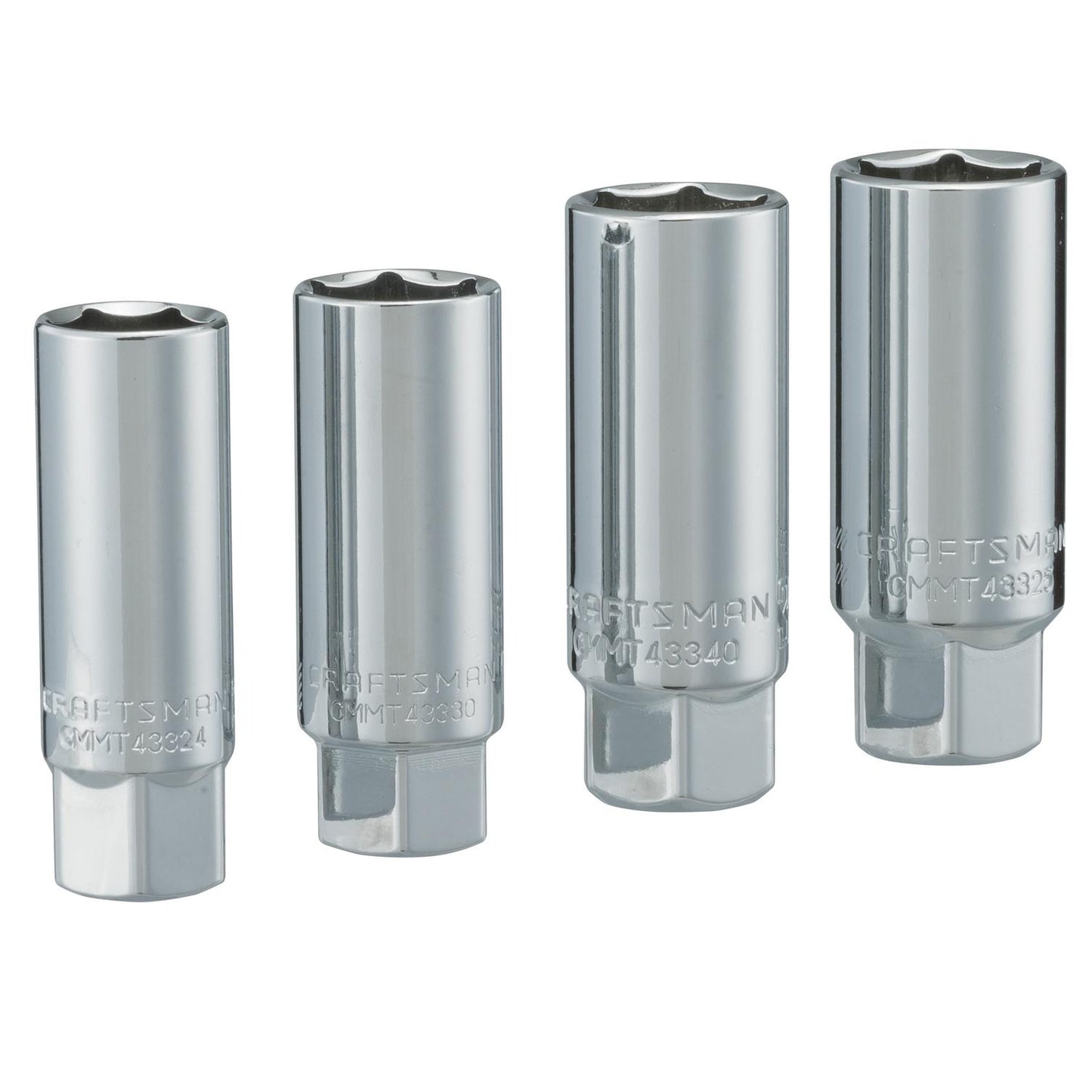 Craftsman Spark Plug Socket Set, 4 pc - Metric and SAE, 3/8 in. Drive