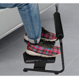 Black Footrest for Under Desk with Customizable Heights - Super Arbor
