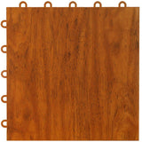 Greatmats Max Tile 12 in. x 12 in. x 5/8 in. Light Oak Vinyl Interlocking Raised Modular Floor Tile (Case of 26)
