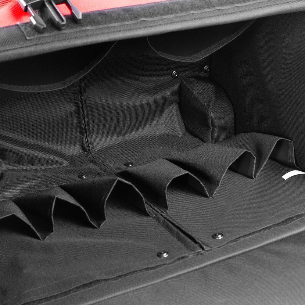 11 in. x 18 in. Jobsite Rolling Tote Tool Bag Storage Organizer Backpack - Super Arbor