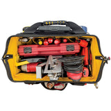 18 in. 18-Pocket Pro Rolling Tool Bag in Black - Super Arbor