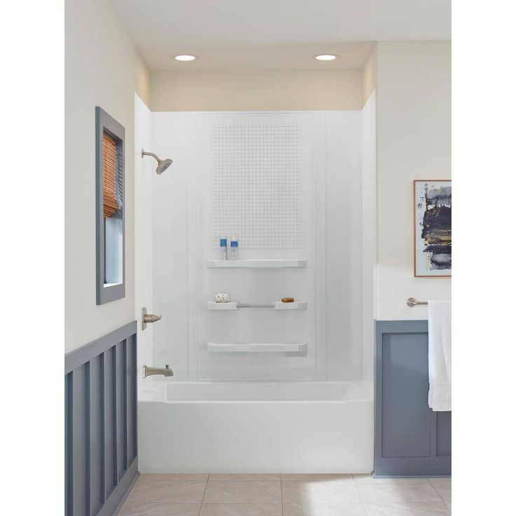 Delta Ashlyn Stainless 1-Handle Bathtub and Shower Faucet