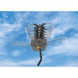 Amplified HD Digital Outdoor HDTV Antenna 360¬∞ Rotation UHF VHF FM Radio Remote Control for 2 TVs - Super Arbor