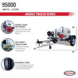 Simpson SIMPSON 3200 95000 PSI at 2.8 GPM HONDA GX200 Cold Water Pressure Washer