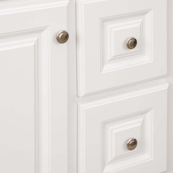 Hampton 24 in. W x 21 in. D x 33.5 in. H Bathroom Vanity Cabinet Only in White