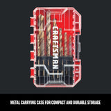 CRAFTSMAN 14-Piece Assorted Gold Ferrous Coated HSS Twist Drill Bit Set