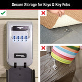 SafeSpace Wall Mount Light-Up Dial Lock Box - Super Arbor