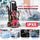 Costway 3500 PSI 2.1 GPM Cold Water Gas Pressure Washer with 5 Nozzles